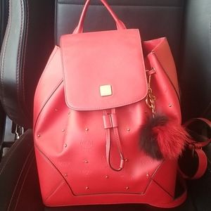 MCM studded backpack